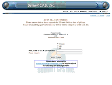 Tablet Screenshot of mail.summitcfs.com